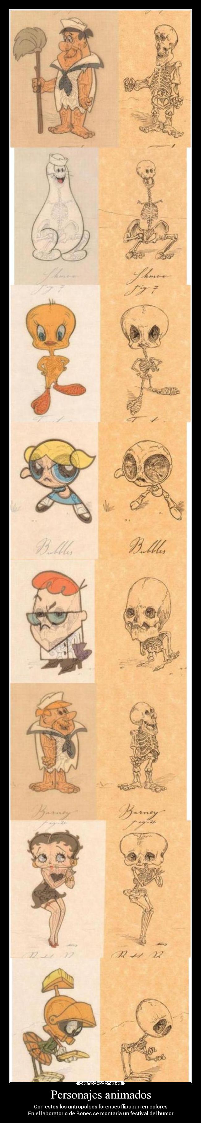 Personajes animados -