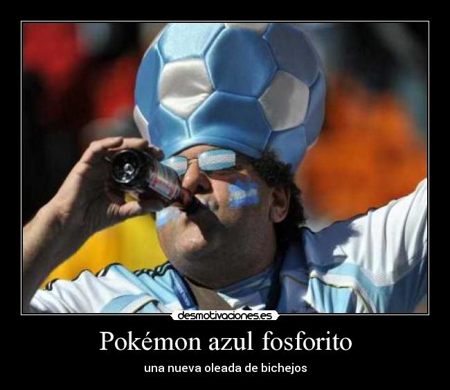 Pokémon azul fosforito - una nueva oleada de bichejos