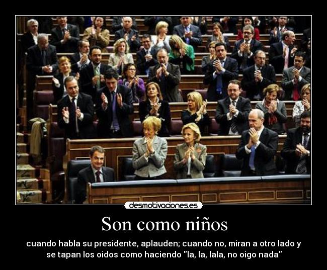 Son como niños -