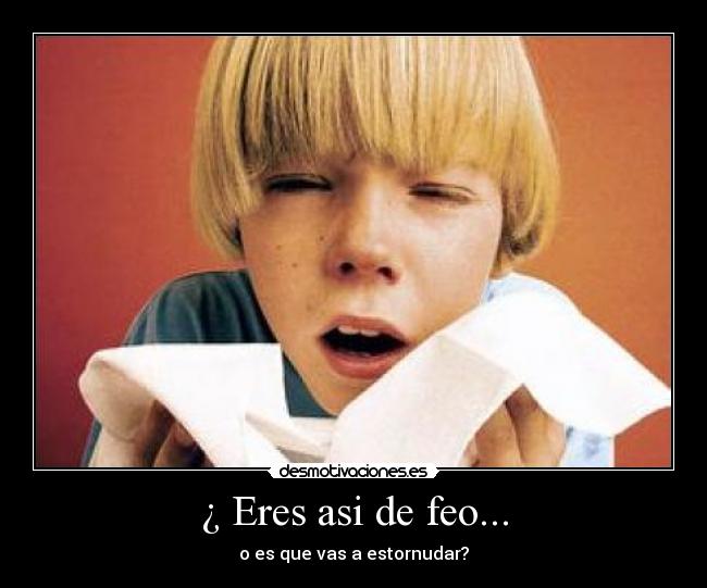 ¿ Eres asi de feo... - 