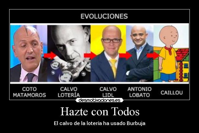 Hazte con Todos - El calvo de la lotería ha usado Burbuja