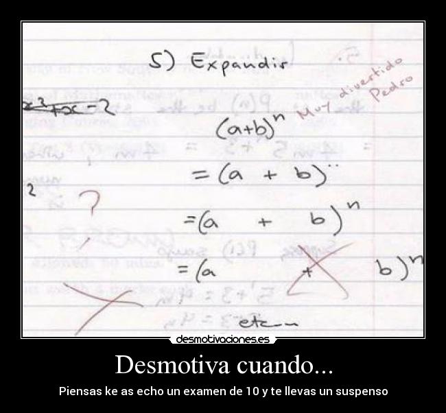 Desmotiva cuando... - 
