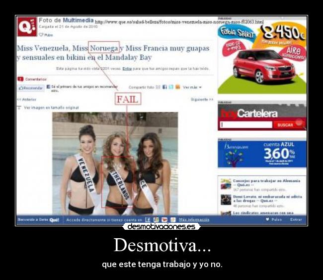 Desmotiva... -