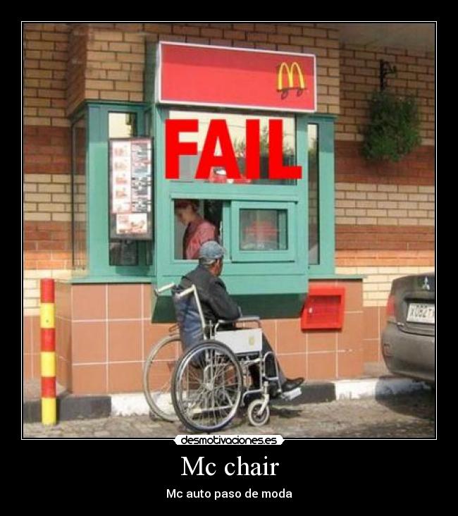 Mc chair - Mc auto paso de moda
