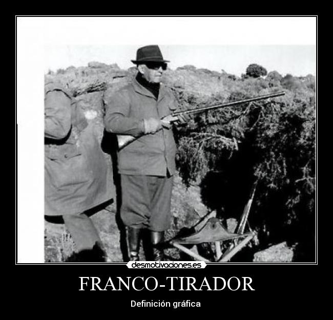 FRANCO-TIRADOR - Definición gráfica