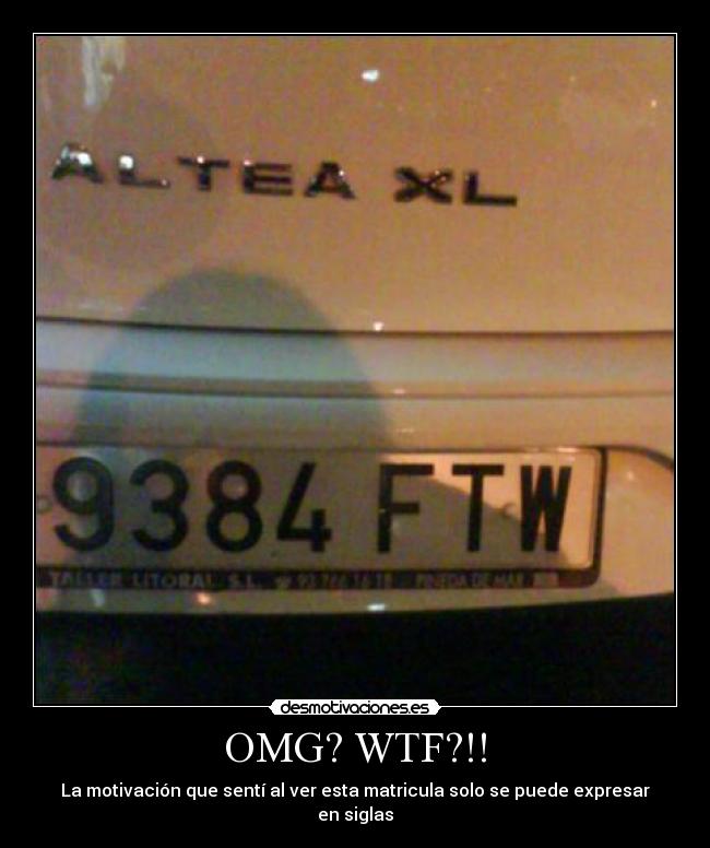 OMG? WTF?!! - 