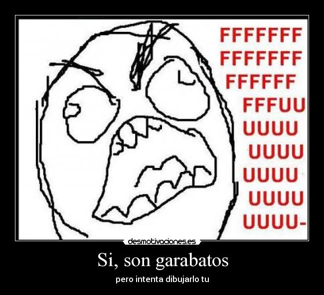 carteles fuck garabato dibujo fuuuuuuuuuuu imposible desmotivaciones