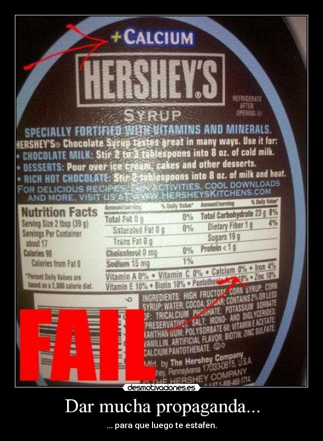 Dar mucha propaganda... - 