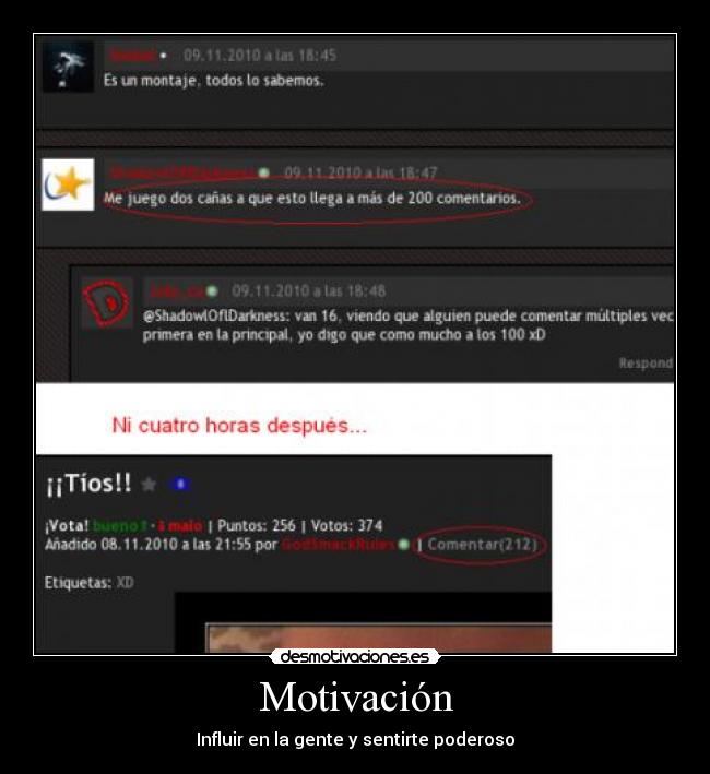 Motivación - Influir en la gente y sentirte poderoso