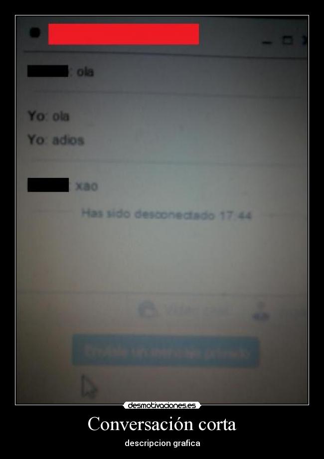 carteles conversacion corta desmotivaciones