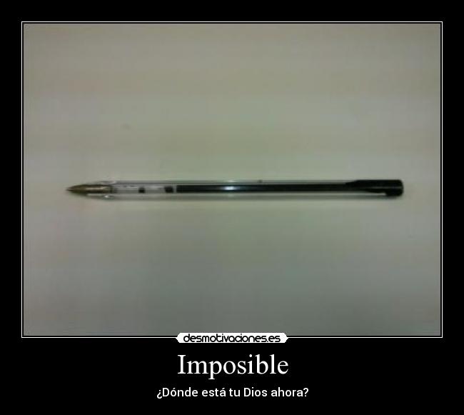 Imposible -