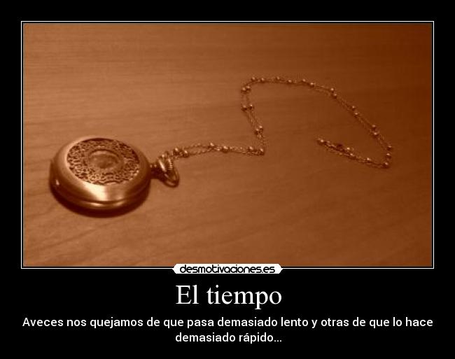 El tiempo - 