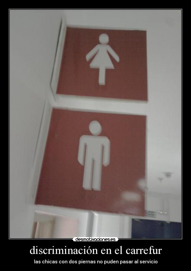 discriminación en el carrefur - 