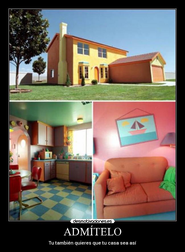 carteles casa simpsons desmotivaciones
