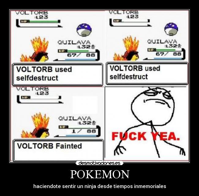 POKEMON - haciendote sentir un ninja desde tiempos inmemoriales