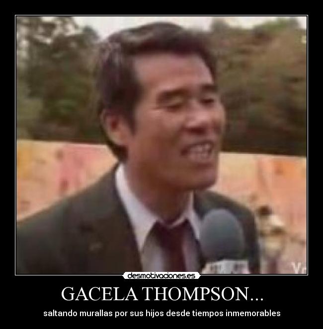 GACELA THOMPSON... - saltando murallas por sus hijos desde tiempos inmemorables