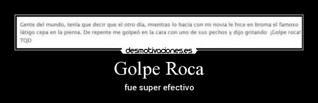 Golpe Roca -