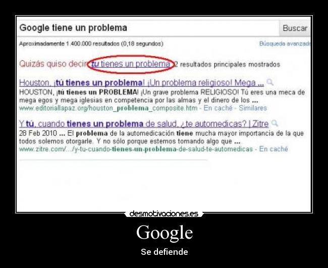 carteles google desmotivaciones