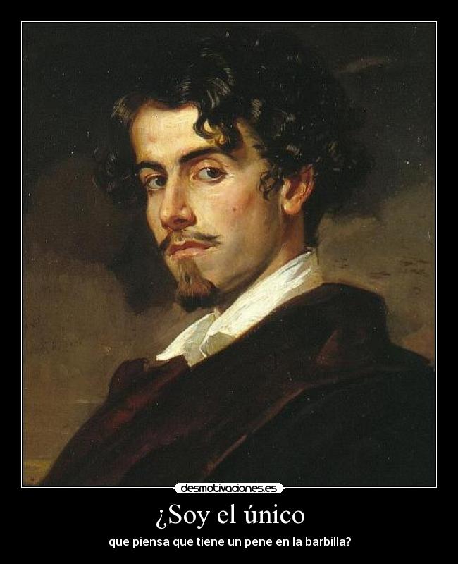 ¿Soy el único -