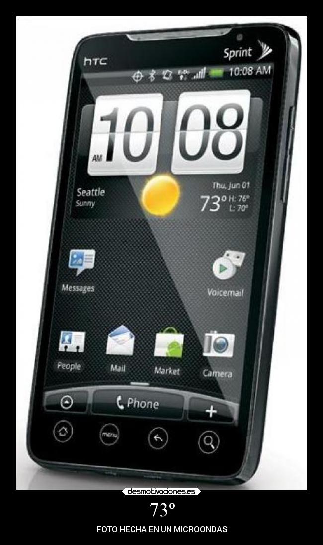 73º - FOTO HECHA EN UN MICROONDAS