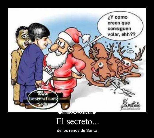 El secreto... - de los renos de Santa