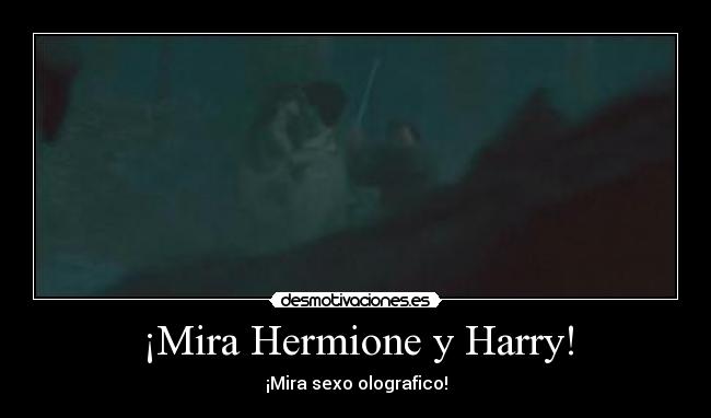 ¡Mira Hermione y Harry! - 