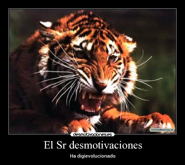 El Sr desmotivaciones - Ha digievolucionado