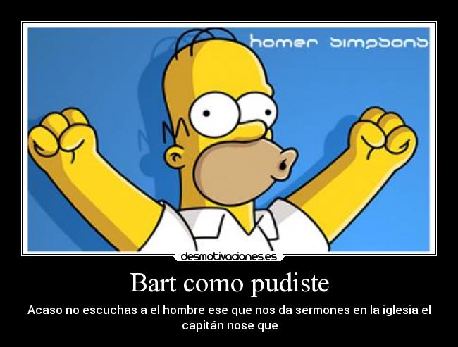 Bart como pudiste -