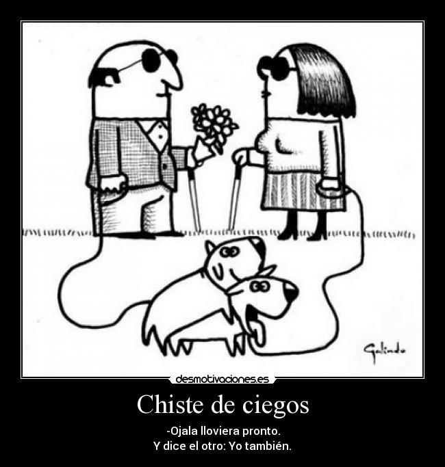 Chiste de ciegos - 