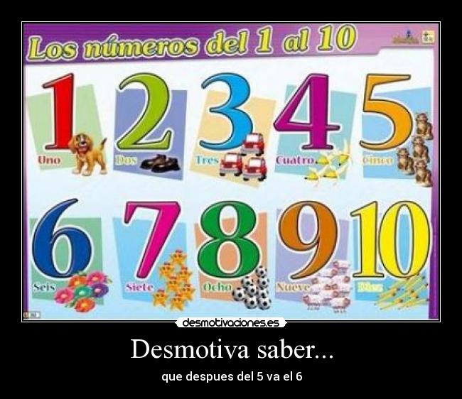 Desmotiva saber... -