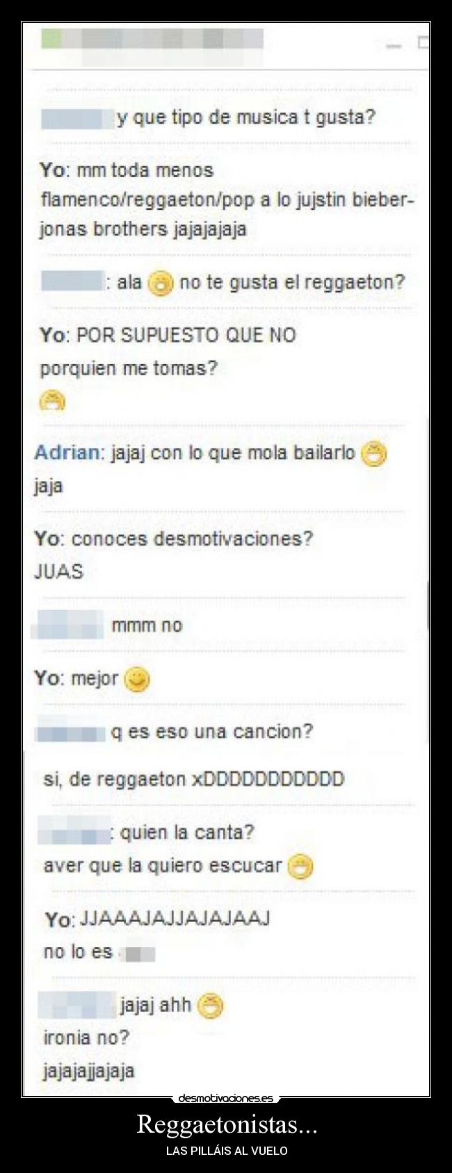 Reggaetonistas... -