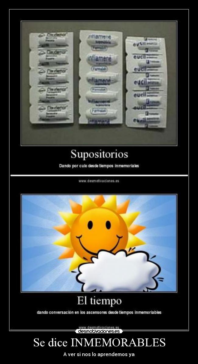 Se dice INMEMORABLES - 