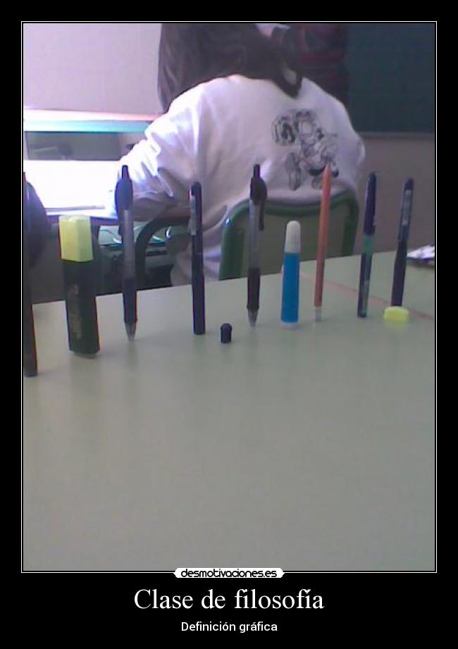 Clase de filosofía -