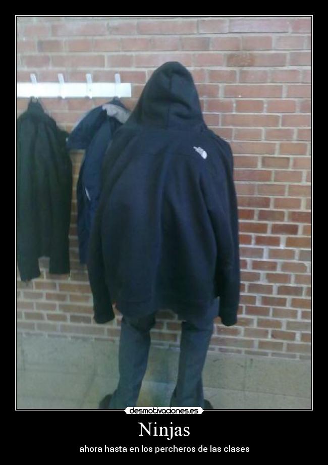 carteles ninjas clase desmotivaciones