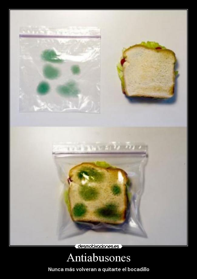Antiabusones - Nunca más volveran a quitarte el bocadillo