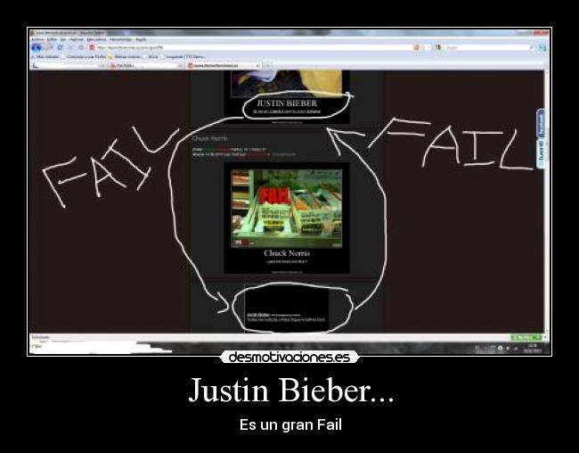 Justin Bieber... - Es un gran Fail