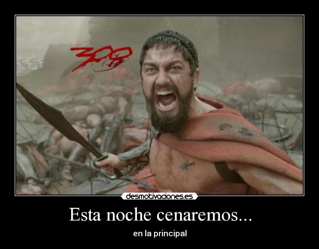 Esta noche cenaremos... - 