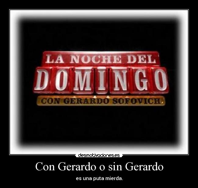 carteles noche del domingo desmotivaciones