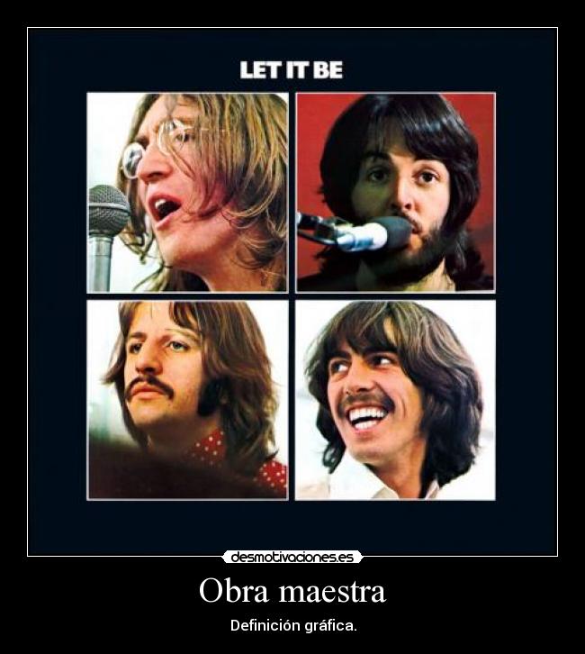 Obra maestra - Definición gráfica.