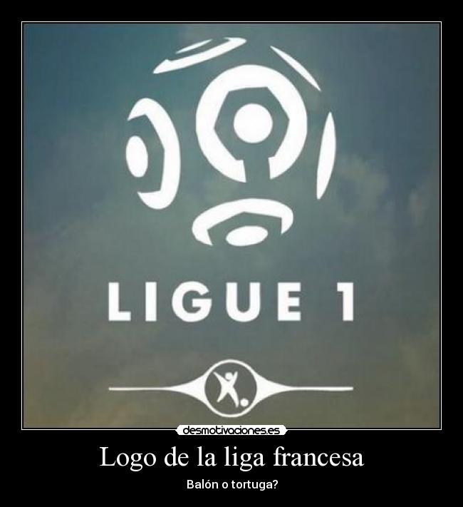 Logo de la liga francesa - Balón o tortuga?