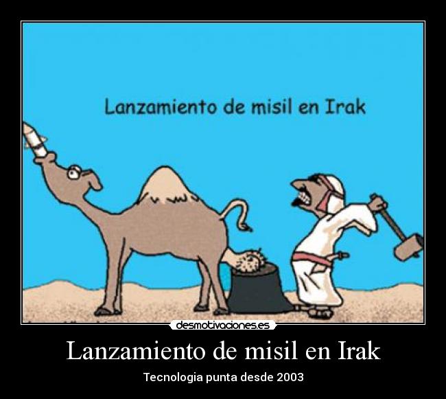 Lanzamiento de misil en Irak -