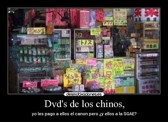 Dvds de los chinos, - 