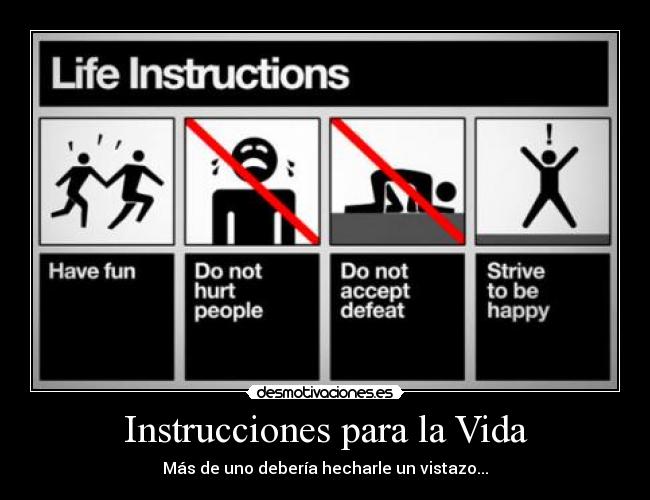 Instrucciones para la Vida - 