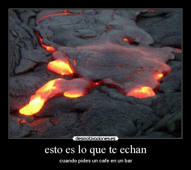 esto es lo que te echan - cuando pides un cafe en un bar