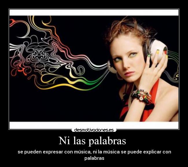 carteles palabras musica expresar explicar desmotivaciones