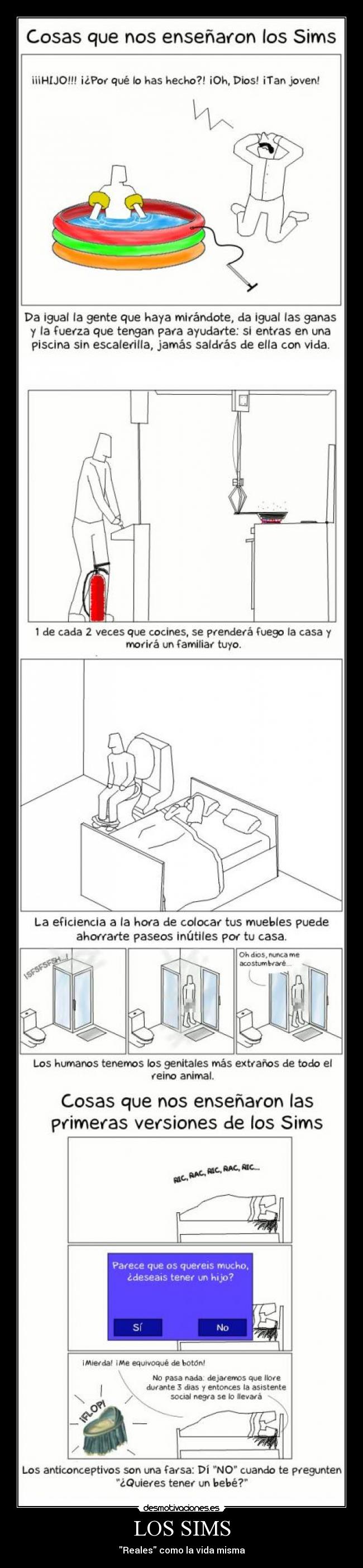 carteles sims desmotivaciones