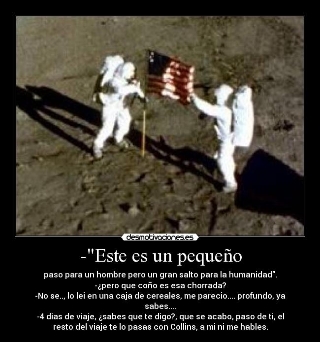 -Este es un pequeño -