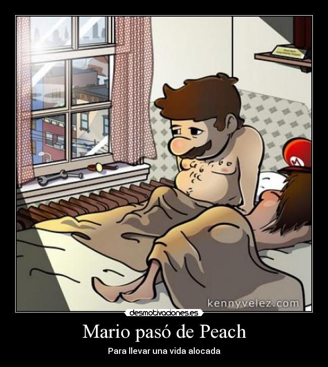 Mario pasó de Peach - 