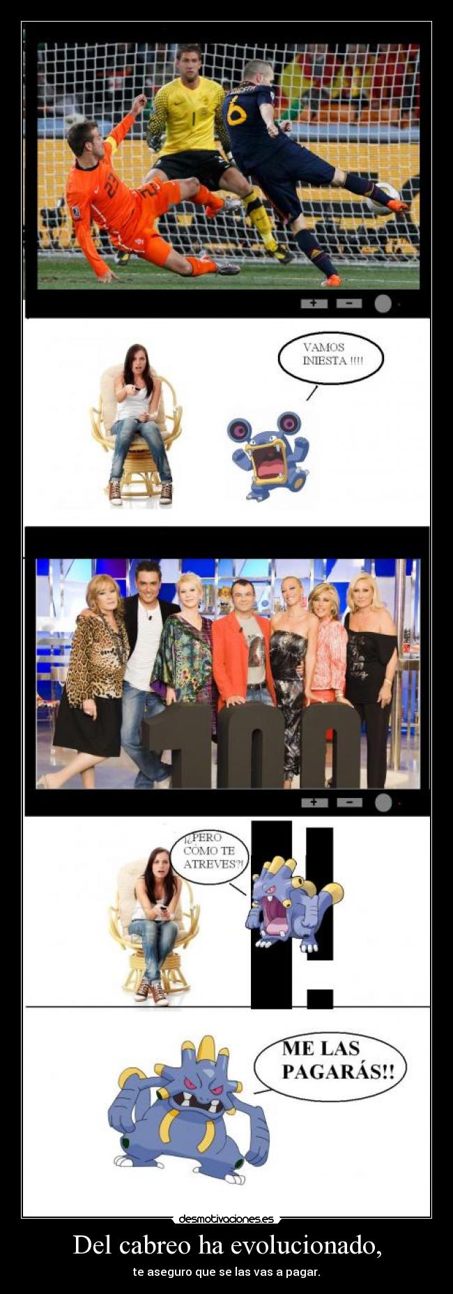 carteles del cabreo evolucionado desmotivaciones