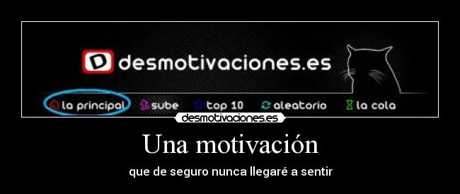 Una motivación -